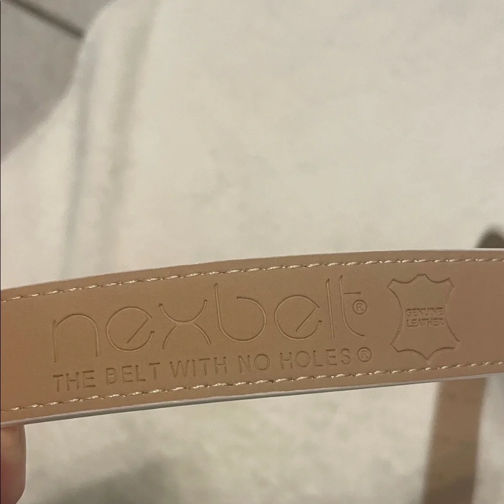 Nexbelt White Rachet Leather Belt - Picture 9 of 9